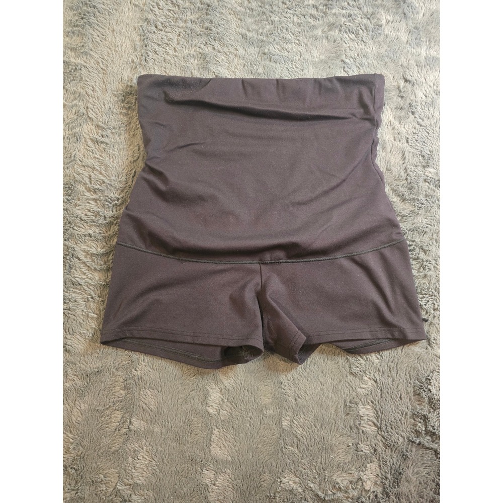 Maidenform Womens Black High Waist Shapewear Boy Shorts Firm Control 82107 2XL
